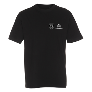 St 101sort t-shirt med tryk - John Andersen biler