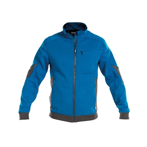DASSY ® VELOX sweatshirt, BLÅ/ANTRASITE GRÅ