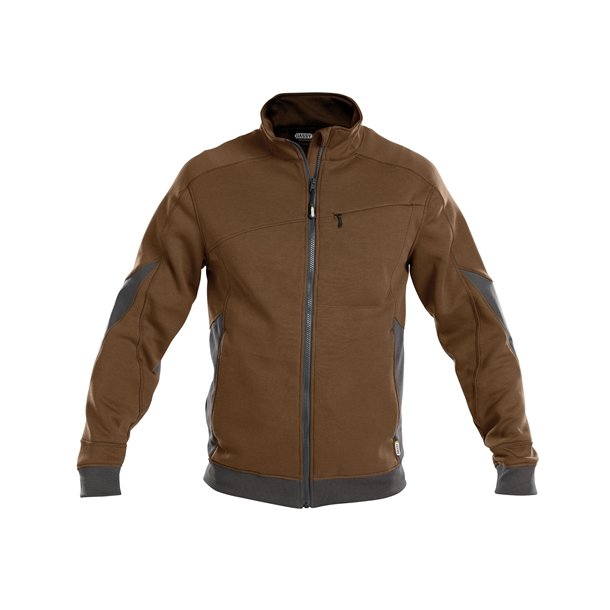 DASSY ® VELOX sweatshirt, LERBRUN/ANTRASITE GRÅ