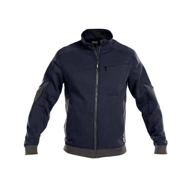 DASSY ® VELOX sweatshirt, MIDNATS BLÅ/ANTRASITE GRÅ