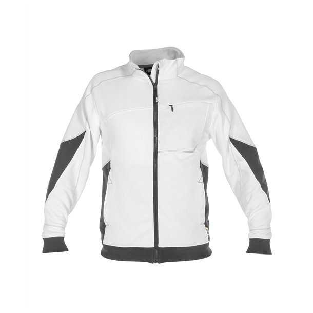 DASSY ® VELOX sweatshirt, HVID/ANTRASITE GRÅ