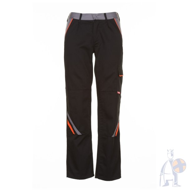 2421 Visline Bukser sort / orange / zink