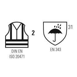 2060 High Visible Vinter Overalls Uni