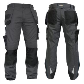 200908 Dassy Magnetic Arbejdsbukser Antracite grå/sort