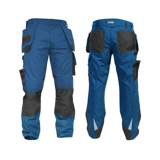 200908 Dassy Magnetic Arbejdsbukser Azurbl/ sort