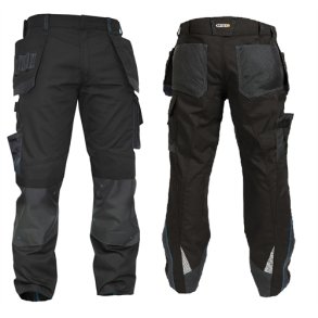 Dassy Magnetic Arbejdsbukser Sort/antracitgrå